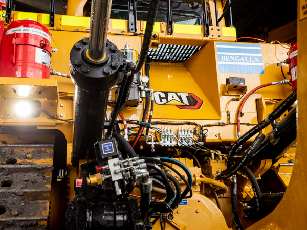 WesTrac D11 dozer motor at Bengalla Mine